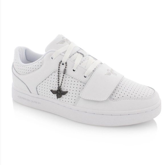 Creative Recreation Cesario Lo XXI White Perforated Leather Velcro Strap 7 EOC - Picture 1 of 15
